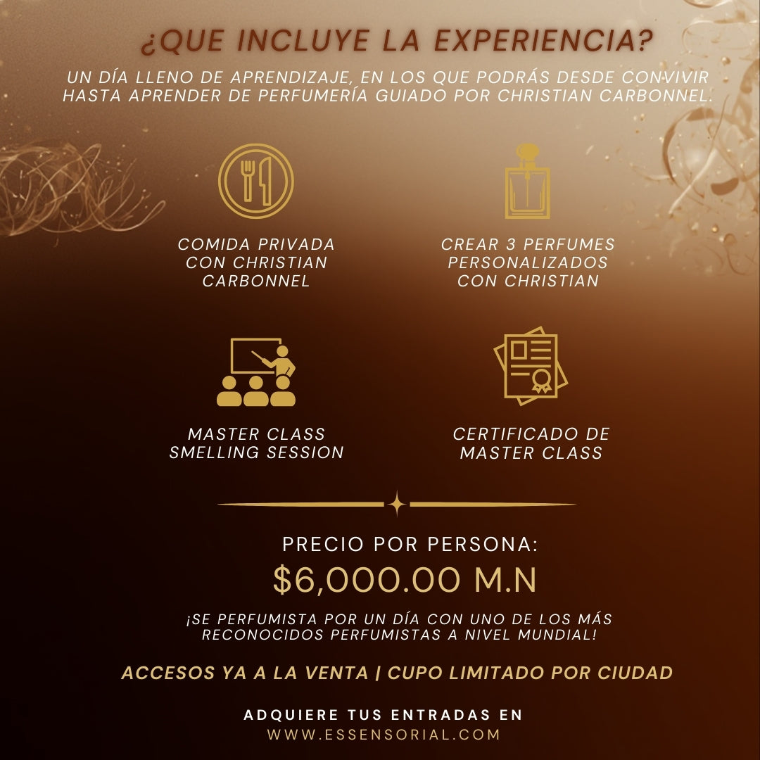 Crea tu perfume con Christian Carbonnel